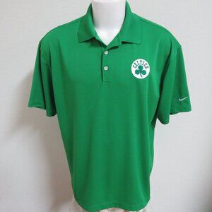 M-L CELTICS Nike Dri-Fit Men’s db #64A Polo Shirt